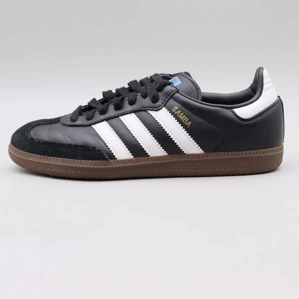 Adidas Samba OG Core Black White Gum Mens Size 7 US Casual Sneakers Shoes B75807